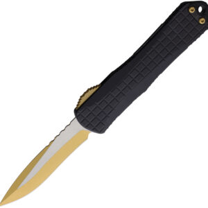 Navaja automática Heretic Knives Auto Manticore E OTF Recurve H029F-16A-GOLD
