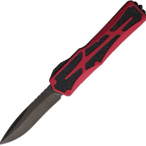 Navaja automática Heretic Knives Auto Colossus OTF Recurve Rd H042-6A-RED