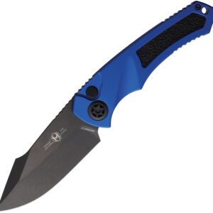 Navaja automática Heretic Knives Auto Pariah Button Lock Blue H048-6A-BLU