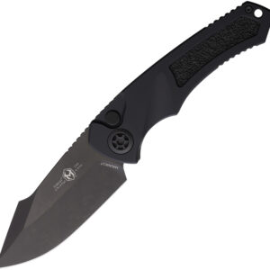Navaja automática Heretic Knives Auto Pariah Button Lock Blk H048-6A-T