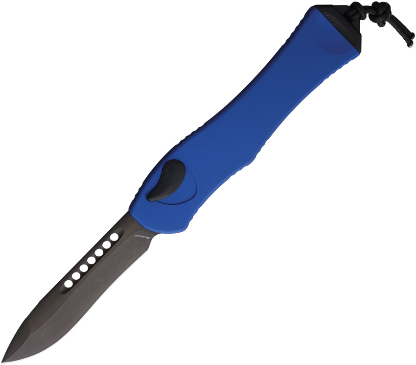 Navaja automática Heretic Knives Auto Hydra V4 OTF Recurve DLC H408-6A-BLU