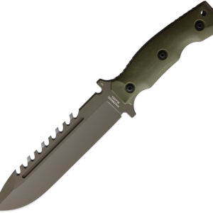 Cuchillo Halfbreed Blades Large Survival Knife OD LSK-01 OD