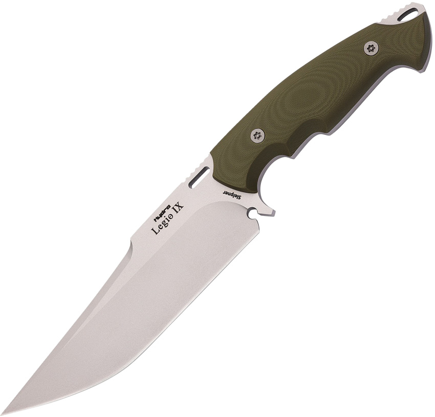 Cuchillo Hydra Knives Legio IX Fixed Blade Green HK-17-SA-GREEN