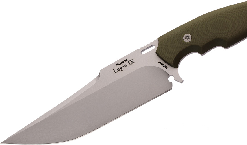 Cuchillo Hydra Knives Legio IX Fixed Blade Green HK-17-SA-GREEN - Image 5