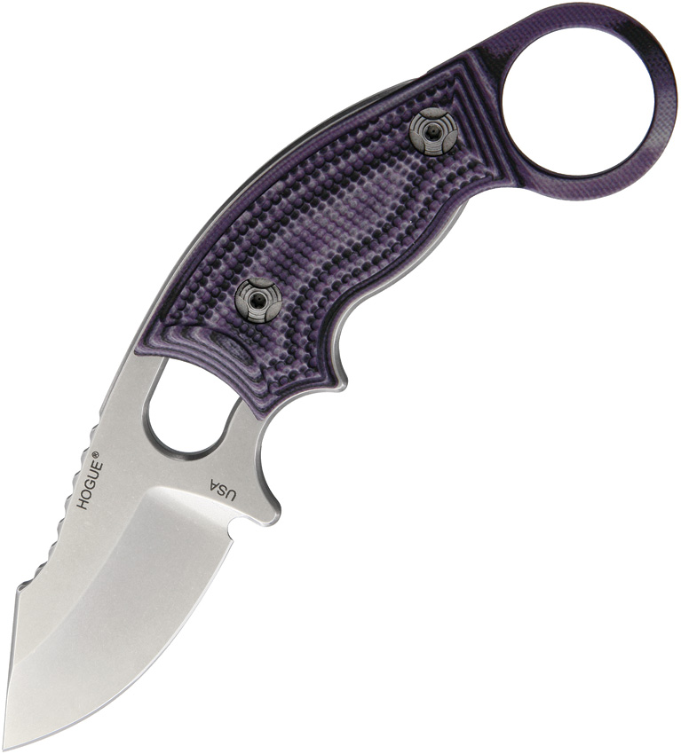 Navaja Hogue Ex-F03 Fixed Blade Clip Purple 35338