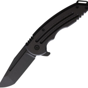 Cuchillo Hoback Knives Husky Framelock Carbon Fiber HUSKEY BLACK CARBON FIBER