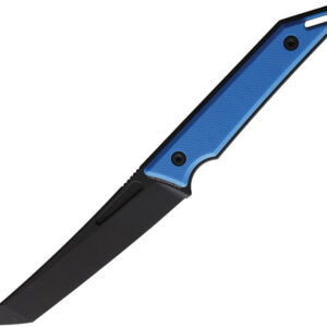 Cuchillo Hoback Knives Goliath Fixed Blade GOLIATH BLACK SW BLUE *BRK*