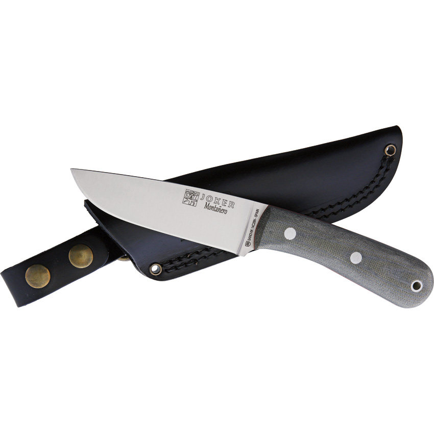 Cuchillo Joker Montanero Fixed Blade Micarta CV134 - Image 3