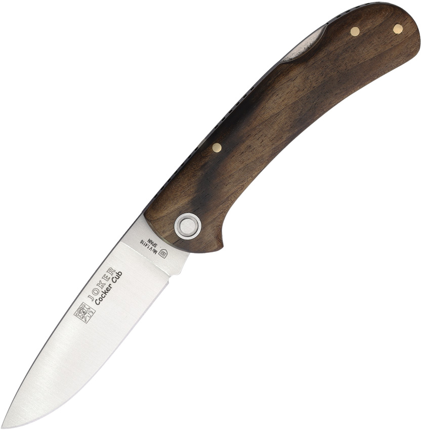 Navaja Joker Cocker Cub Lockback Walnut NN159