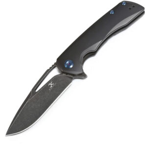 Navaja Kansept Knives Kryo Framelock Black SW K1001A2