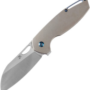 Navaja Kansept Knives Model 6 Framelock Bronze K1022B5