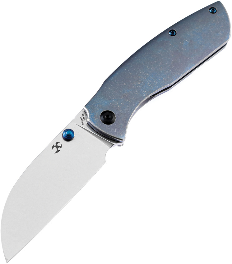 Navaja Kansept Knives Convict Framelock Blue K1023B2