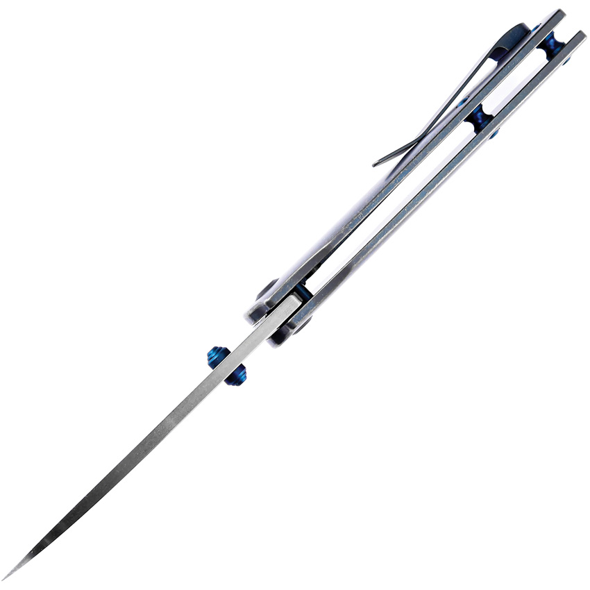 Navaja Kansept Knives Convict Framelock Blue K1023B2 - Image 3