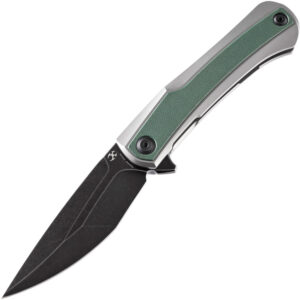 Navaja Kansept Knives Kratos Framelock Green K1024A2