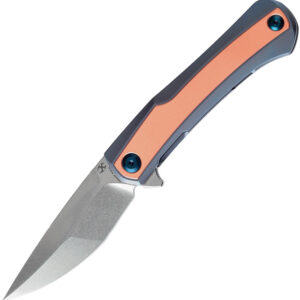 Navaja Kansept Knives Kratos Framelock Blue Ti K1024A6