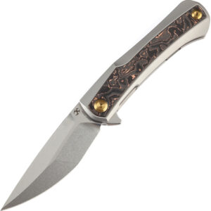 Navaja Kansept Knives Kratos Framelock Copper CF K1024A7