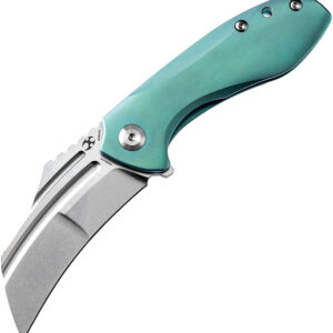 Navaja Kansept Knives KTC3 Linerlock Green Ti K1031A4
