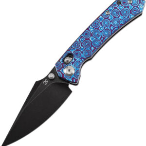 Navaja Kansept Knives Fenrir Crossbar Lock Timascus K1034V6
