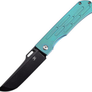 Navaja Kansept Knives Reedus Framelock Green K1041A4