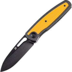 Navaja Kansept Knives Mato Linerlock CF/Yellow K1050A3