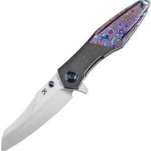 Navaja Kansept Knives Mistaken Framelock Timascus K1053A3