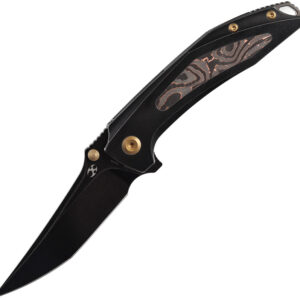 Navaja Kansept Knives Baku Linerlock Black Copper K1056A1