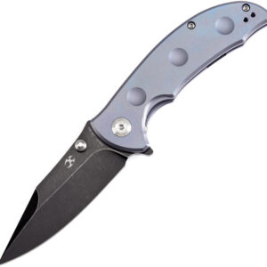 Navaja Kansept Knives Rei Framelock Blue Ti K1061A3