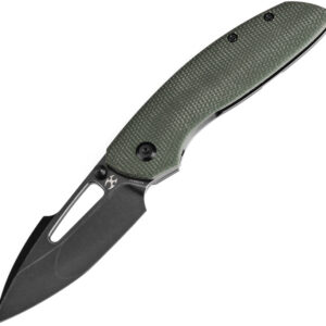 Navaja Kansept Knives Link Framelock Grn Mic K1068A1
