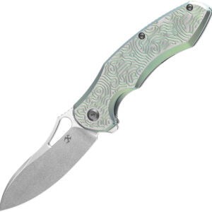Navaja Kansept Knives Echis Framelock Green K1071A4