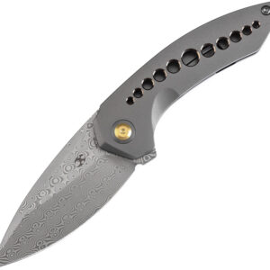 Navaja Kansept Knives ODD 21 Framelock Dama Gray K1077A2