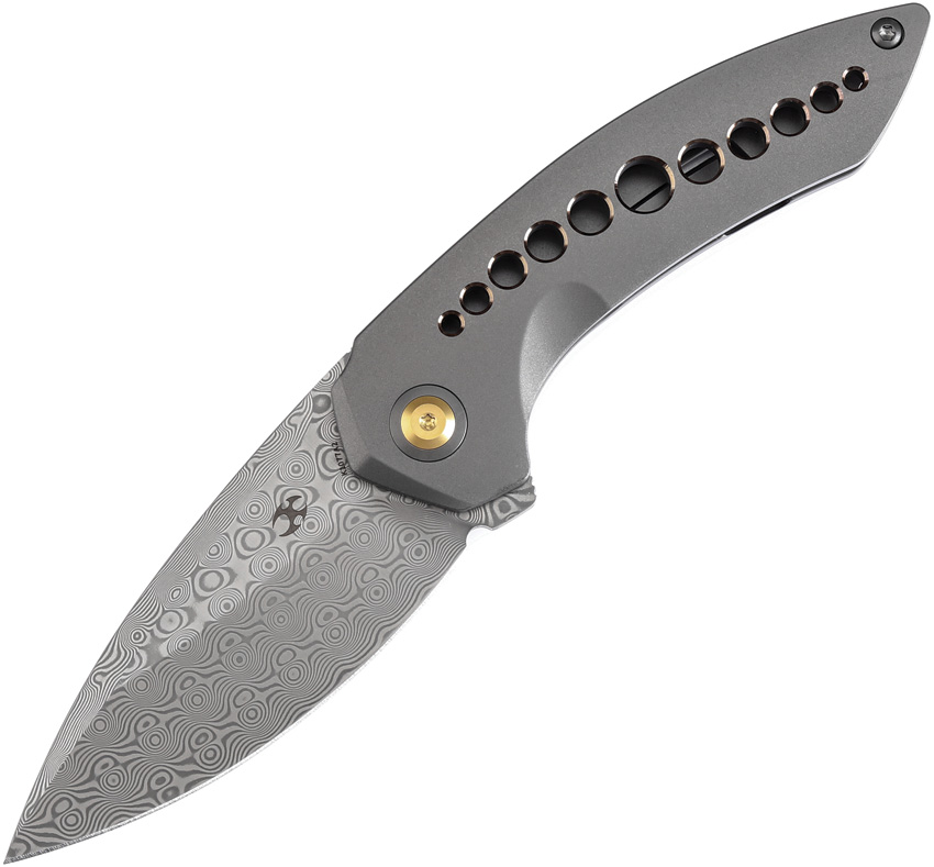 Navaja Kansept Knives Odd 21 Framelock Dama Gray K1077A2