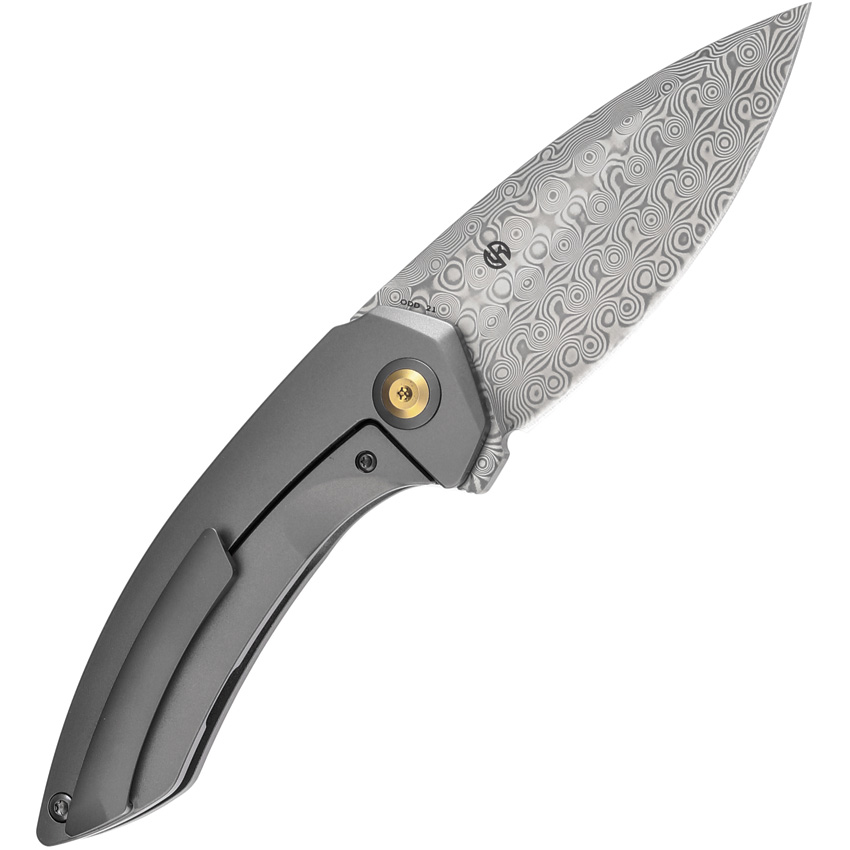 Navaja Kansept Knives Odd 21 Framelock Dama Gray K1077A2 - Image 3