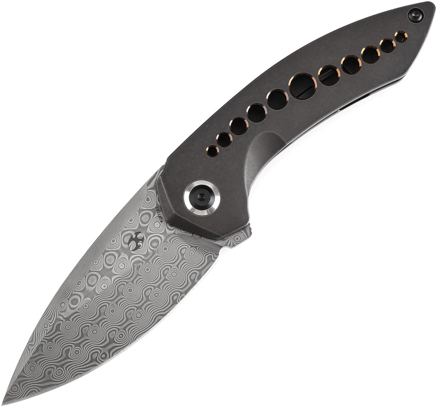 Navaja Kansept Knives Odd 21 Framelock Blk/Bz K1077A3