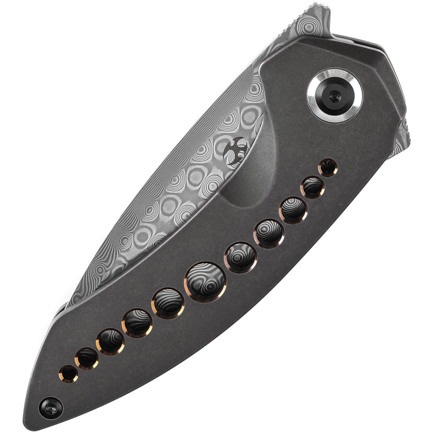 Navaja Kansept Knives Odd 21 Framelock Blk/Bz K1077A3 - Image 6