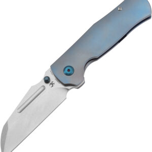 Navaja Kansept Knives Dreadnaught Framelock Blue K1082A5