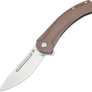 Navaja Kansept Knives Hira Framelock Bronze K1090A2