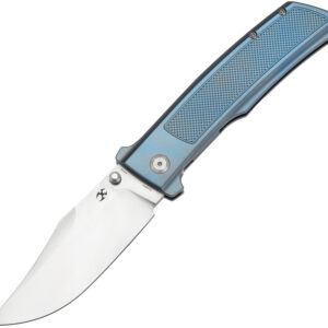 Navaja Kansept Knives Bison Framelock Blue K1108A2