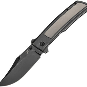 Navaja Kansept Knives Bison Framelock Gray/Blk K1108B1