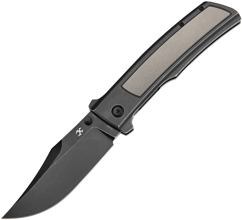 Navaja Kansept Knives Bison Framelock Gray/Blk K1108B1