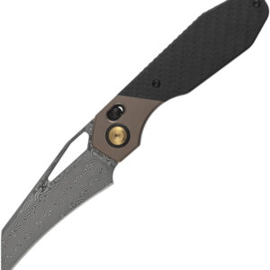 Navaja Kansept Knives QTRO Crossbar Lock Twill CF K1118VH2