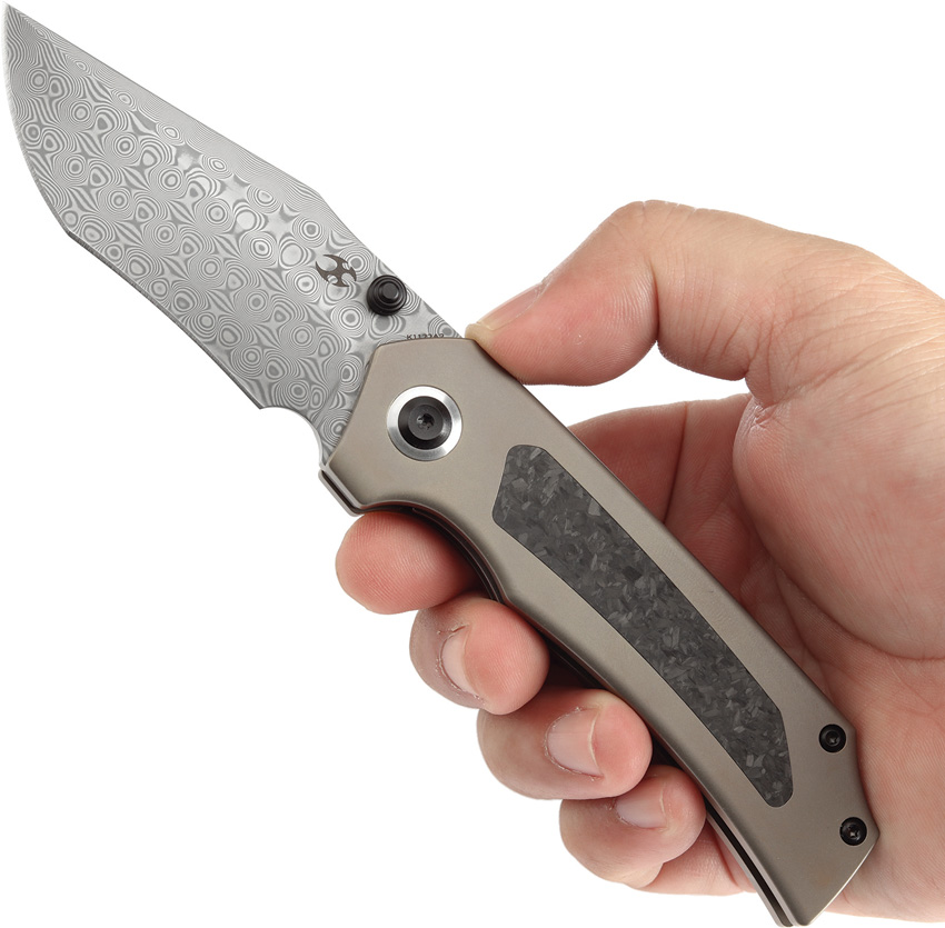 Navaja Kansept Knives Fermi Linerlock Glow Damas K1122A2 - Image 4