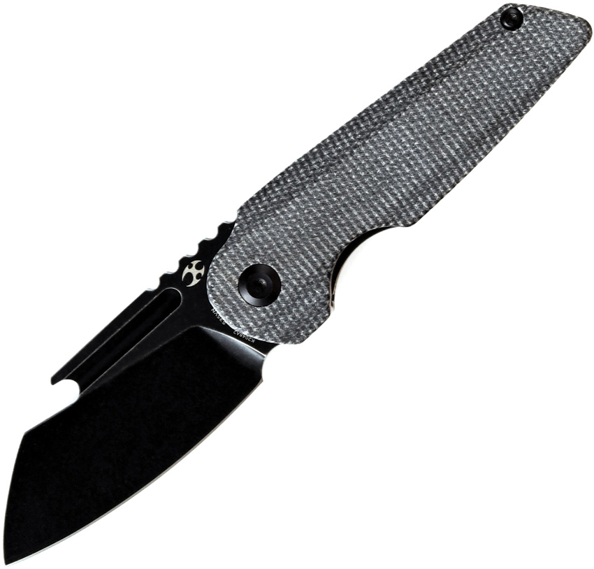 Navaja Kansept Knives Rafe Linerlock Black Micarta K2048A2