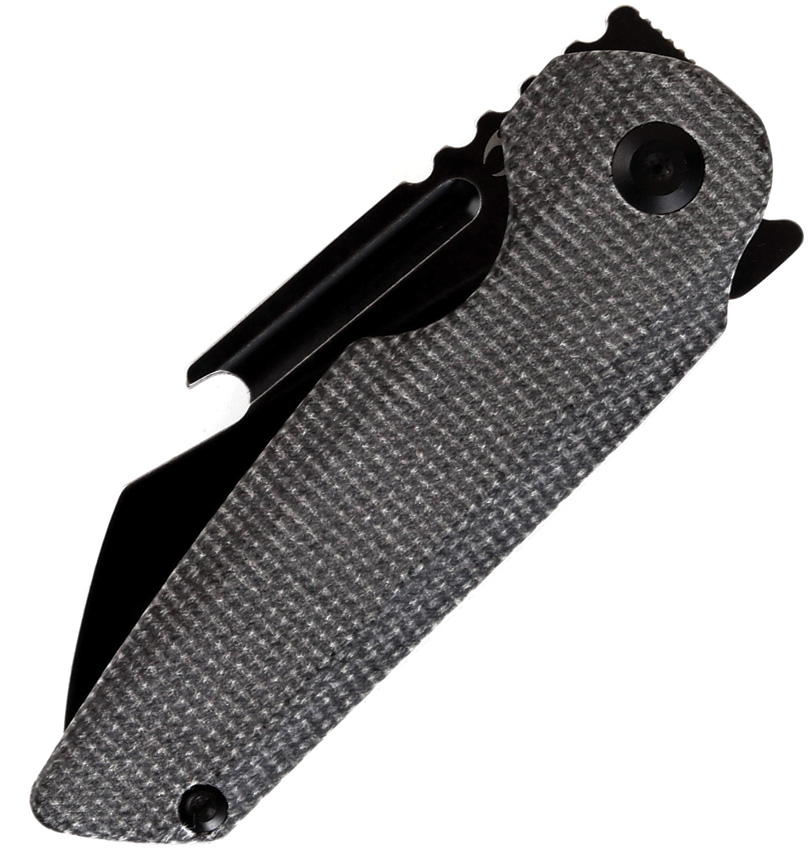 Navaja Kansept Knives Rafe Linerlock Black Micarta K2048A2 - Image 5