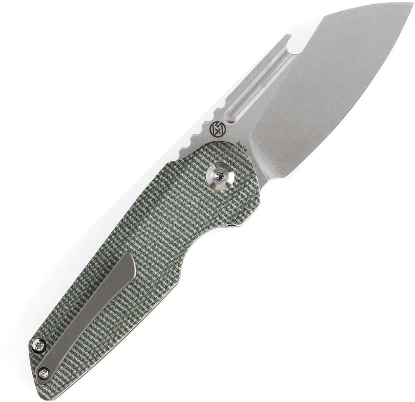 Navaja Kansept Knives Rafe Linerlock Green Micarta K2048A3 - Image 4