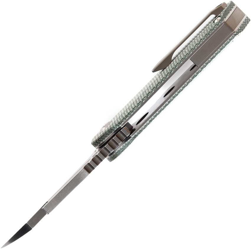 Navaja Kansept Knives Rafe Linerlock Green Micarta K2048A3 - Image 5