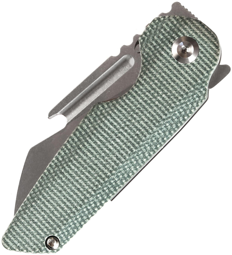 Navaja Kansept Knives Rafe Linerlock Green Micarta K2048A3 - Image 6
