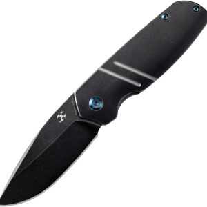 Navaja Kansept Knives Turaco Framelock Black SW K2049A2