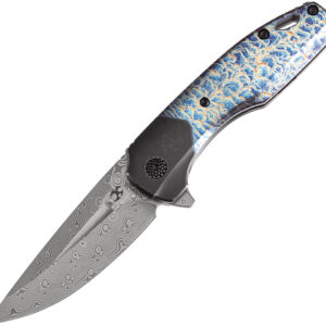 Navaja Kansept Knives Cassowary Framelock Lightning K2065B4