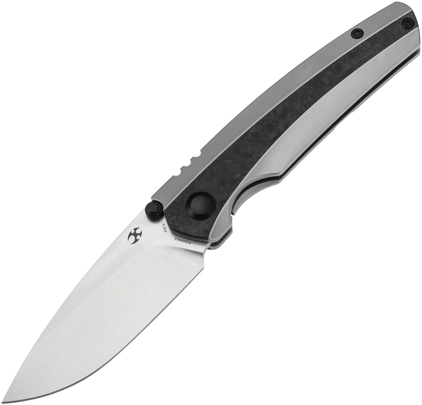 Navaja Kansept Knives Raven Framelock Shred Cf K2109A2