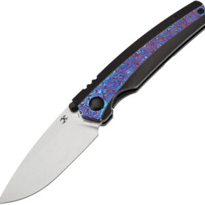 Navaja Kansept Knives Raven Framelock Timascus K2109A5